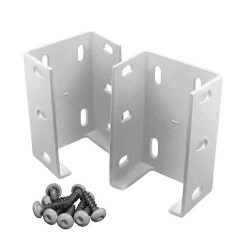 metal vinyl fence brackets|replacement vinyl railing brackets.